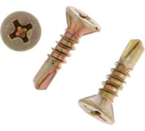 Саморезы с буром для монт. окон TUNDRA 3.9x16, желтый цинк, 10 шт. 7156293