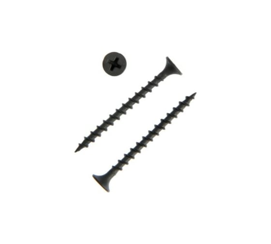 Саморезы ТУНДРА гипсокартон-дерево, 3.5x45, фосфат., 200 шт. 7156205 1
