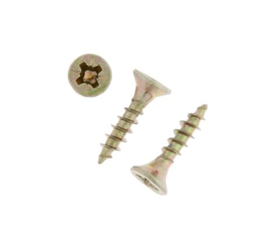 Универсальные саморезы TUNDRA 3.5x16, желтый цинк, 30 шт. 7156388 1