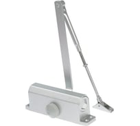 Дверной доводчик ТУНДРА D100SL до 100 кг, цвет серебро 3937432