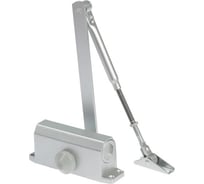 Дверной доводчик ТУНДРА D40SL до 40 кг, цвет серебро 3937423