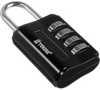 Навесной кодовый замок TUNDRA ZK013 черный 6858783