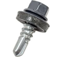 Кровельный саморез КРЕП-КОМП 5,5х19 RAL7024 серый графит 300 шт. ск55197024фз
