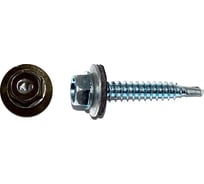 Кровельный саморез КРЕП-КОМП 4,8х51 RAL8019 серо-коричневый 2000 шт. ск518019