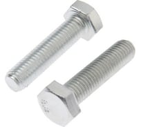 Болт с шестигранной головкой TUNDRA DIN 933, М12х50, к.п. 8.8, цинк, 2 шт. 7151221