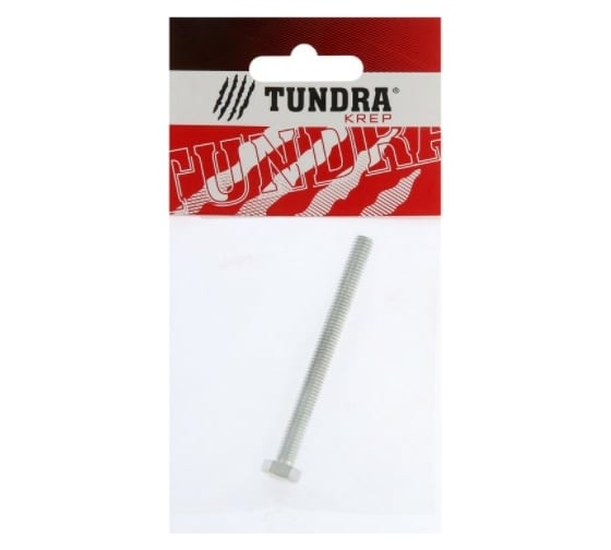 Болт с шестигранной головкой TUNDRA DIN 933, М6х70, к.п. 8.8, цинк, 1 шт. 7151224