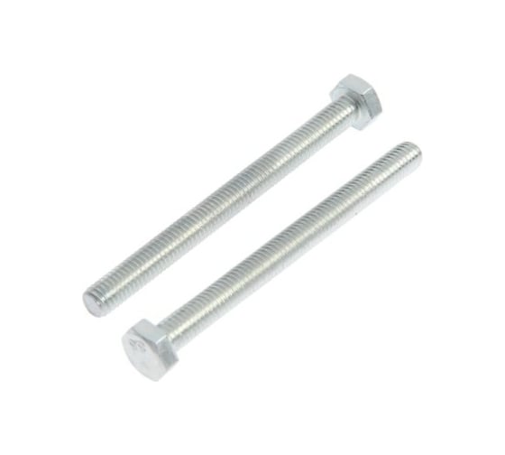 Болт с шестигранной головкой TUNDRA DIN 933, М6х70, к.п. 8.8, цинк, 2 шт. 7151225