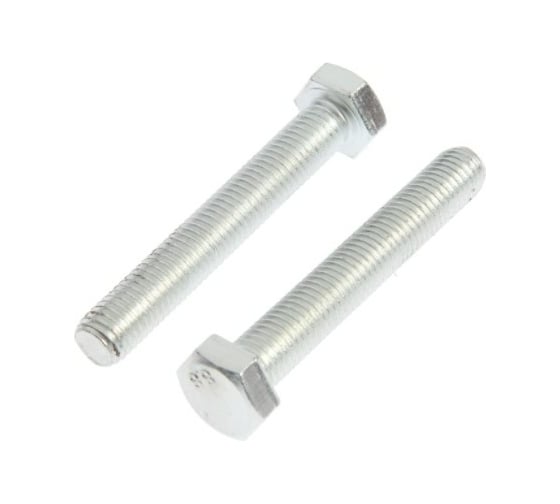 Болт с шестигранной головкой TUNDRA DIN 933, М12х80, к.п. 8.8, цинк, 2 шт. 7151241 1
