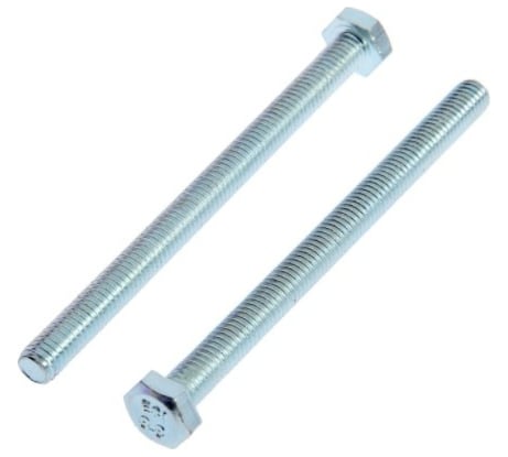 Болт TUNDRA DIN 933, М6x80, цинк 2 шт. 7156519