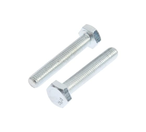 Болт с шестигранной головкой TUNDRA DIN 933, М10х60, к.п. 8.8, цинк, 2 шт. 7151253 1