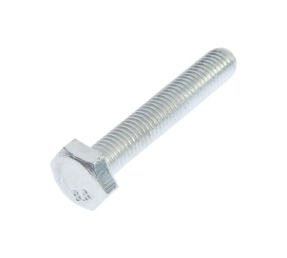 Болт с шестигранной головкой TUNDRA DIN 933, М10х60, к.п. 8.8, цинк, 1 шт. 7151252