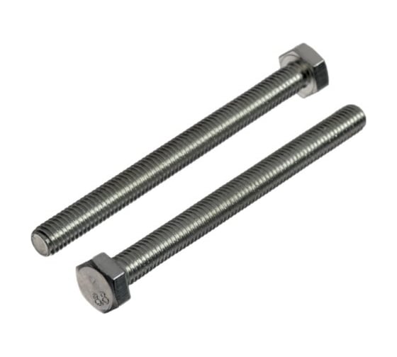 Болт с шестигранной головкой TUNDRA DIN 933, М6х70, к.п. 8.8, цинк, 5 кг/344 шт. 2615045 1