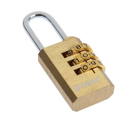 Навесной кодовый замок TUNDRA ZK009 медь 6858779