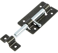 Дверная задвижка ТУНДРА ЗД-01 покрытие полимер, цвет бронза, 1 шт. 5299304