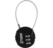 Навесной кодовый замок TUNDRA ZK005 черный 4136756