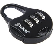 Навесной кодовый замок TUNDRA ZK006 черный 4668263