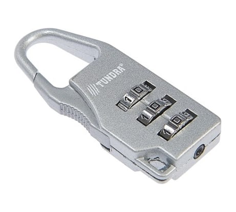 Навесной кодовый замок TUNDRA ZK002 серый 4668260