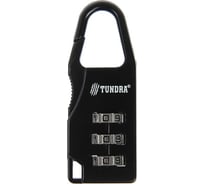 Навесной кодовый замок TUNDRA ZK002 черный 4136752