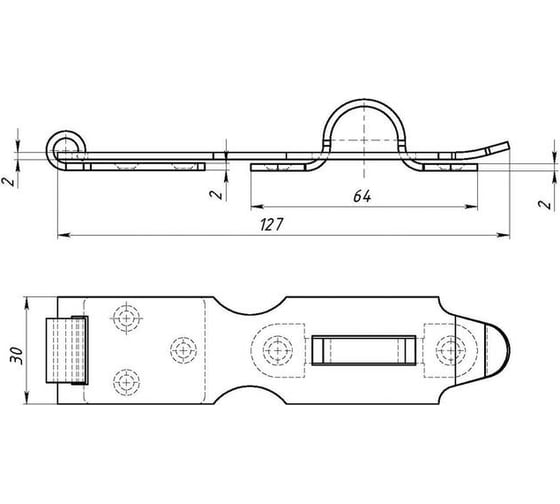 Дверная накладка TUNDRA НД1 цвет бронза, 1 шт. 5299335