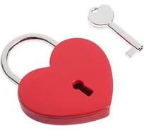 Сувенирный замок ТУНДРА "Сердце" красный 4668272