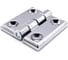 Петля листовая Русские замки RZP 299 с отверстиями (40x40мм, хром), 4 шт, 97 3