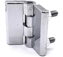 Петля листовая Русские замки RZP 318 со шпилькой (50x50мм, хром) 4 шт, 210