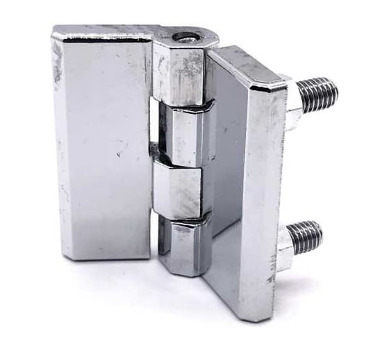 Петля листовая Русские замки RZP 318 со шпилькой (50x50мм, хром) 4 шт, 0210