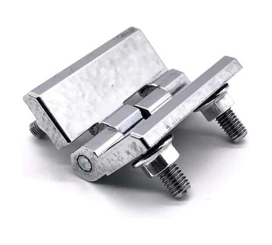 Петля листовая Русские замки RZP 318 со шпилькой (50x50мм, хром) 4 шт, 0210