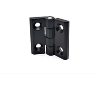 Петля листовая Русские замки RZP 199 с отверстиями (50x50мм, чёрная), 4 шт, 100