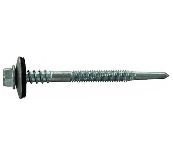 Саморез для сэндвич-панелей BISKREP 6.3/5.5x200мм, 50шт, пакет 1-00979 1