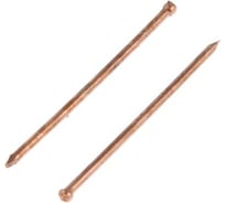 Финишные гвозди ТУНДРА 1.4x40, омеднен., 40 шт. 7156498