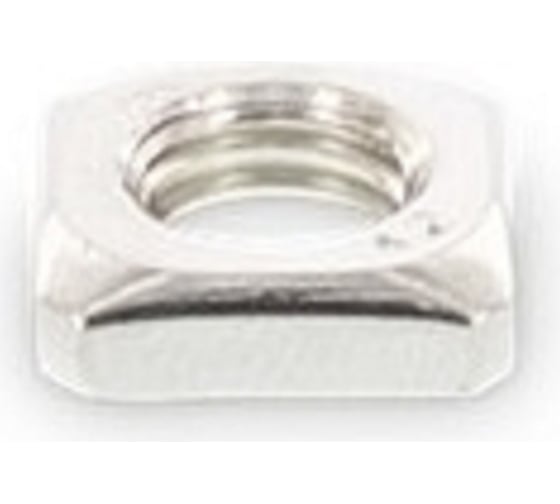 Квадратная гайка ЦКИ DIN562, М3, низкая, 04, Ц, уп. 1000 шт. 64003