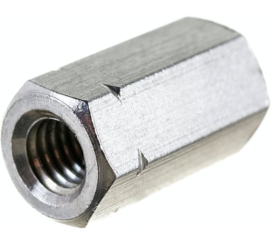 Гайка ЦММ М20 DIN 6334 соединительная, оцинк., (10 шт.) 0Т-00010621 1