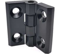 Петля листовая Русские замки RZP 399-4 с отверстиями (60x60мм, чёрная) 4 шт, 102