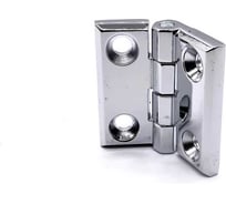 Петля листовая Русские замки RZP 199 с отверстиями (50x50мм, хром), 4 шт, 209