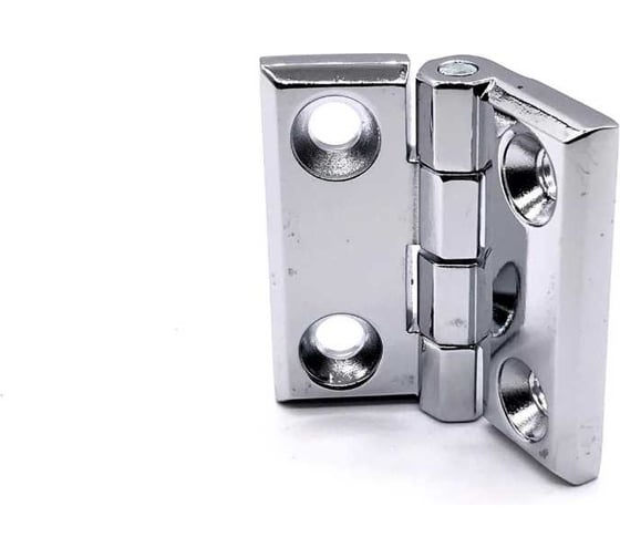 Петля листовая Русские замки RZP 199 с отверстиями (50x50мм, хром), 4 шт, 209 1