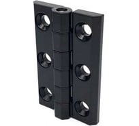 Петля листовая Русские замки RZP 900-1 с отверстиями (60x90мм, черная) 161