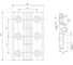 Петля листовая Русские замки RZP 900-1 с отверстиями (60x90мм, черная) 161 3