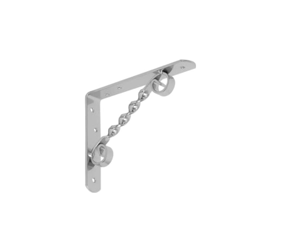 Кронштейн фигурный DOMART 150x125 хром 4660015164416 1