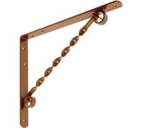 Кронштейн фигурный DOMART 250x200 коричневый металлик 4660015164669