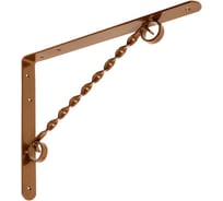 Кронштейн фигурный DOMART 300x225 коричневый металлик 4660015164768