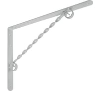 Кронштейн фигурный DOMART 350x250 серый металлик 4660015164850