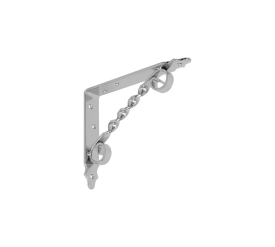 Кронштейн фигурный DOMART 150x125 мод.2 хром 4660015166083 1