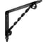 Кронштейн фигурный DOMART 200x150 мод.2 черный 4660015166199 1