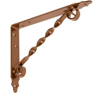Кронштейн фигурный DOMART 200x150 мод.2 коричневый металлик 4660015166151
