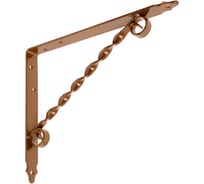 Кронштейн фигурный DOMART 250x200 мод.2 коричневый металлик 4660015166250