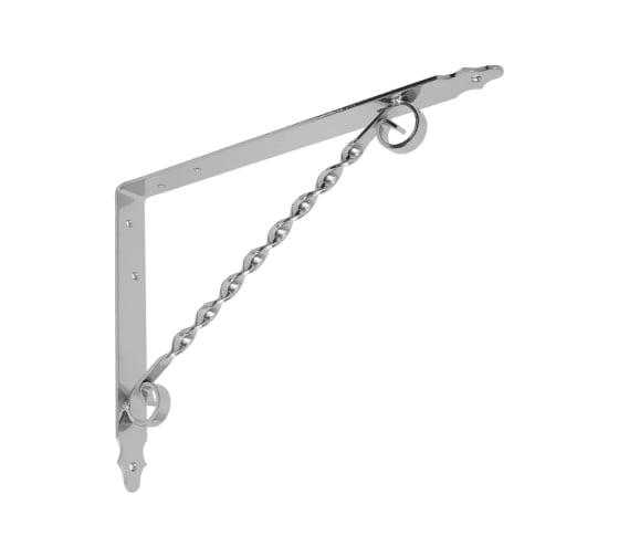 Кронштейн фигурный DOMART 300x225 мод.2 хром 4660015166380 1