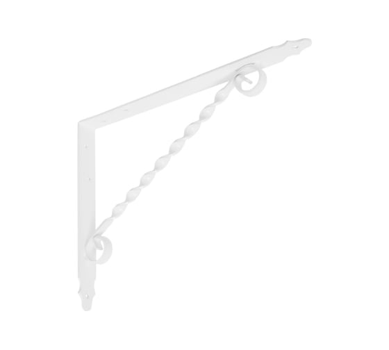 Кронштейн фигурный DOMART 300x225 мод.2 белый 4660015166311 1