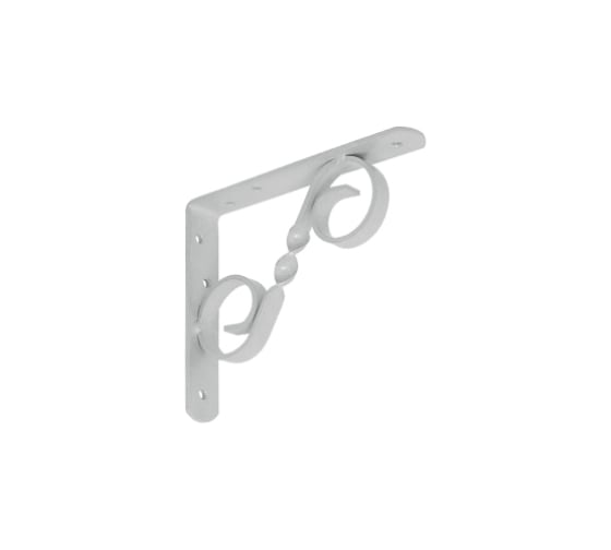 Кронштейн фигурный DOMART 150x125 мод.3 серый металлик 4660015167837 1