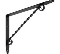 Кронштейн фигурный DOMART 300x225 мод.2 черный 4660015166397